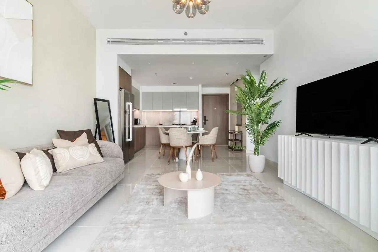 Sea View 2-Bedroom - Beach Isle Дубай Апартаменты